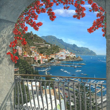 Painting - Amalfi Vista, Italy