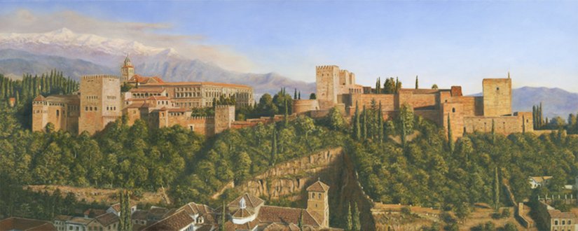 Painitng - La Alhambra, Granada