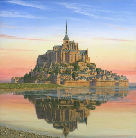 Painting - Mont Saint-Michel Morn