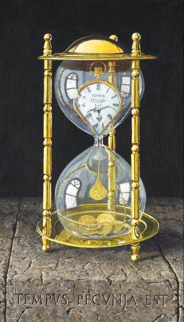 Painting - Tempus Pecunia Est; Time is Money
