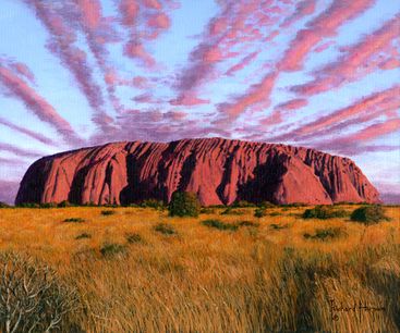 Uluru Sunset - Ayers Rock, Central Australia